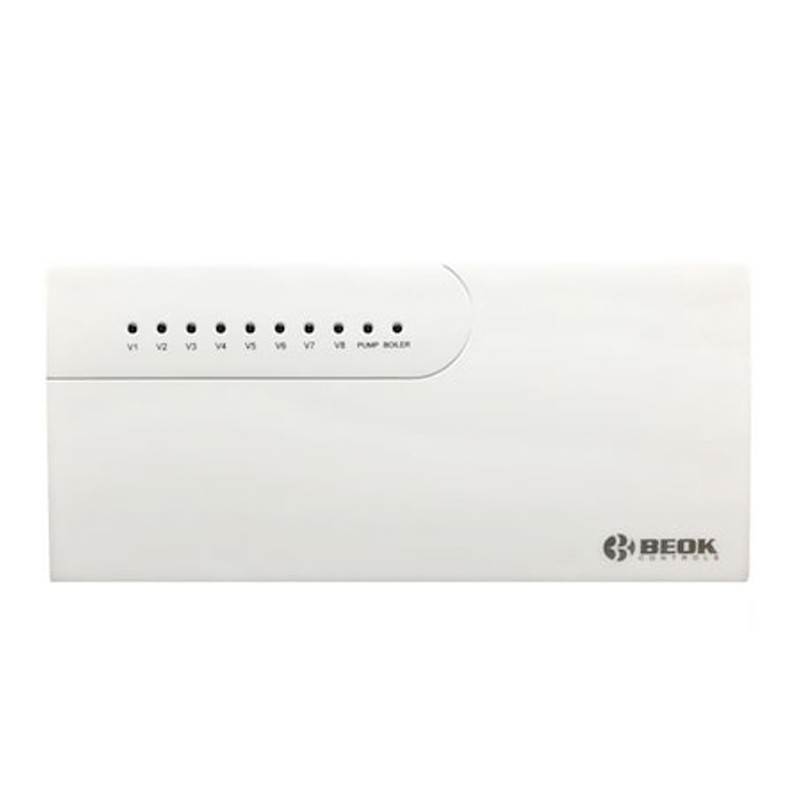 Hub control sisteme incalzire pardoseala, 8 indicatoare LED valve, BeOk - imagine 3